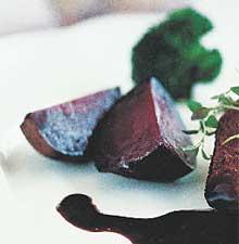 Saltbakade rödbetor