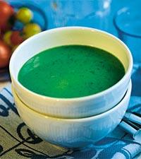 Gröna soppan med broccoli