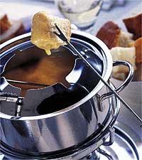 Klassisk schweizisk ostfondue