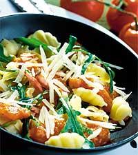 Pastasnäckor med rucola