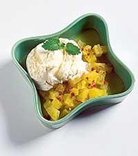 Apelsinsallad med glass