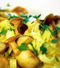 Tagliatelle al funghi med svamp