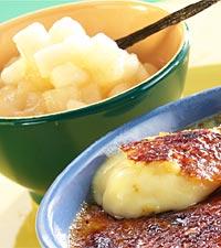 Äppelkompott med vin och vanilj