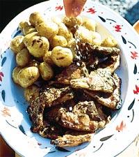 Vitlöksmarinerat lamm