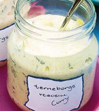 Currysill på aubergine