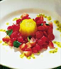 Hallon- och jordgubbstartar