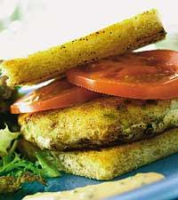 Fiskburgare med äpple