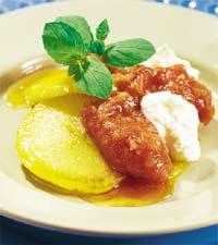 Äppellycka med konjak och kanel