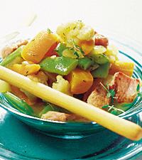 Grönsakssoppa med fläsk