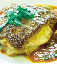 Ost- och skinkfylld färsruta