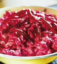 Rödbetssallad med äpple