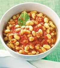 Vita bönor i tomatsås