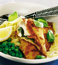 Dubbla spättafiléer på italienskt vis