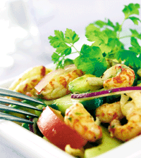 Kräftsallad med lime