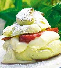 Petit-chouer med vaniljkesella