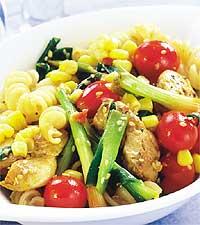 Kyckling- och pastasallad