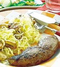 Karljohanspasta med kalvlever