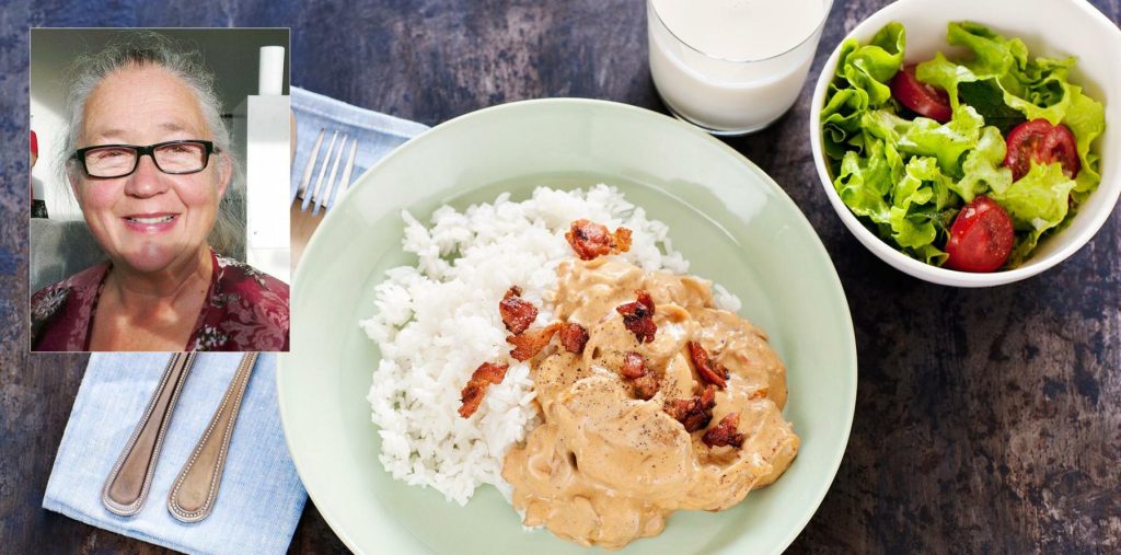 – Vi blir många när vi samlas och äter tillsammans hela familjen och då är det här ett bra recept, säger Annette Stenlund. Hon brukar laga dubbel eller tredubbel sats. Foto: Björn Tesch