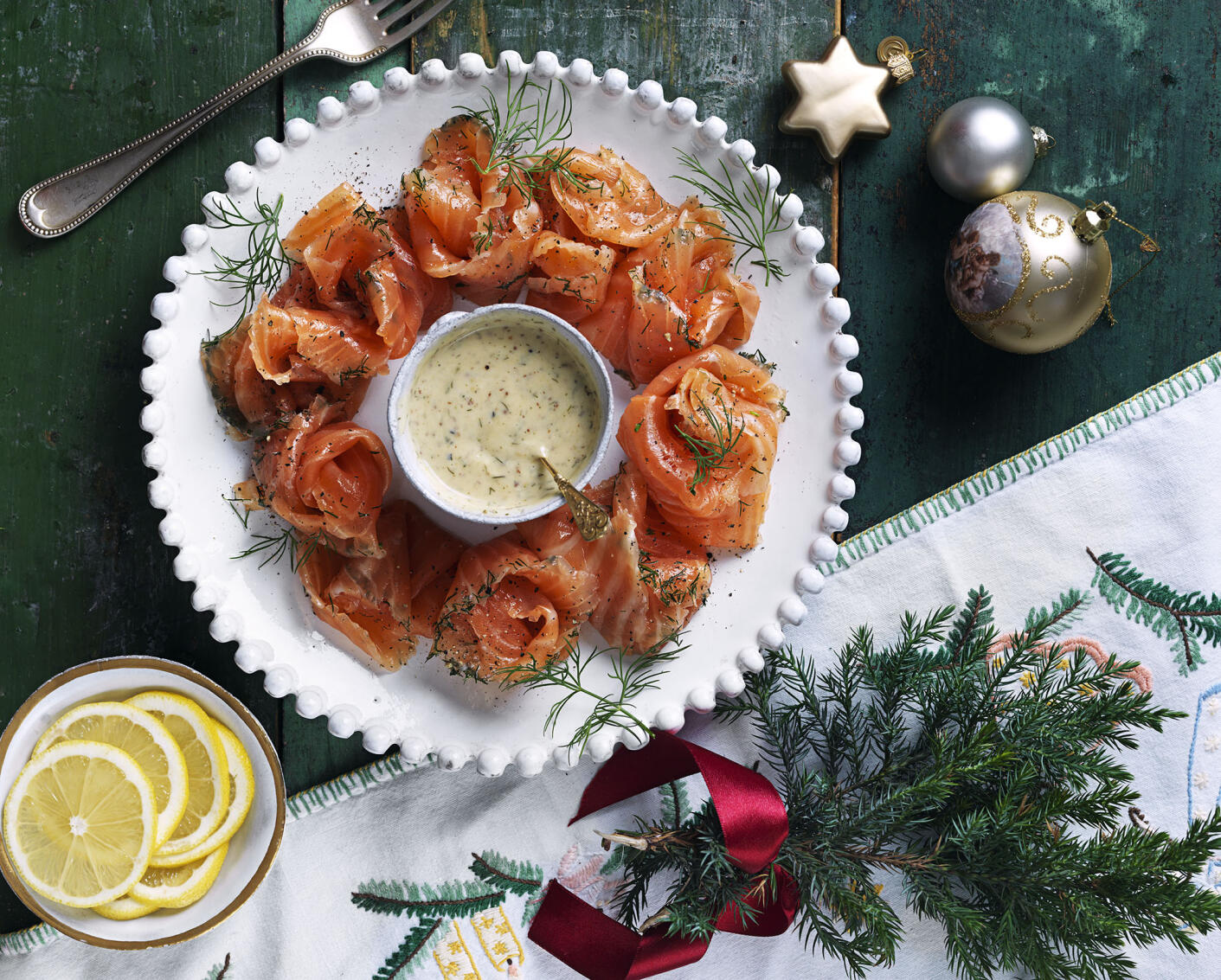 Gravlax med hovmästarkräm