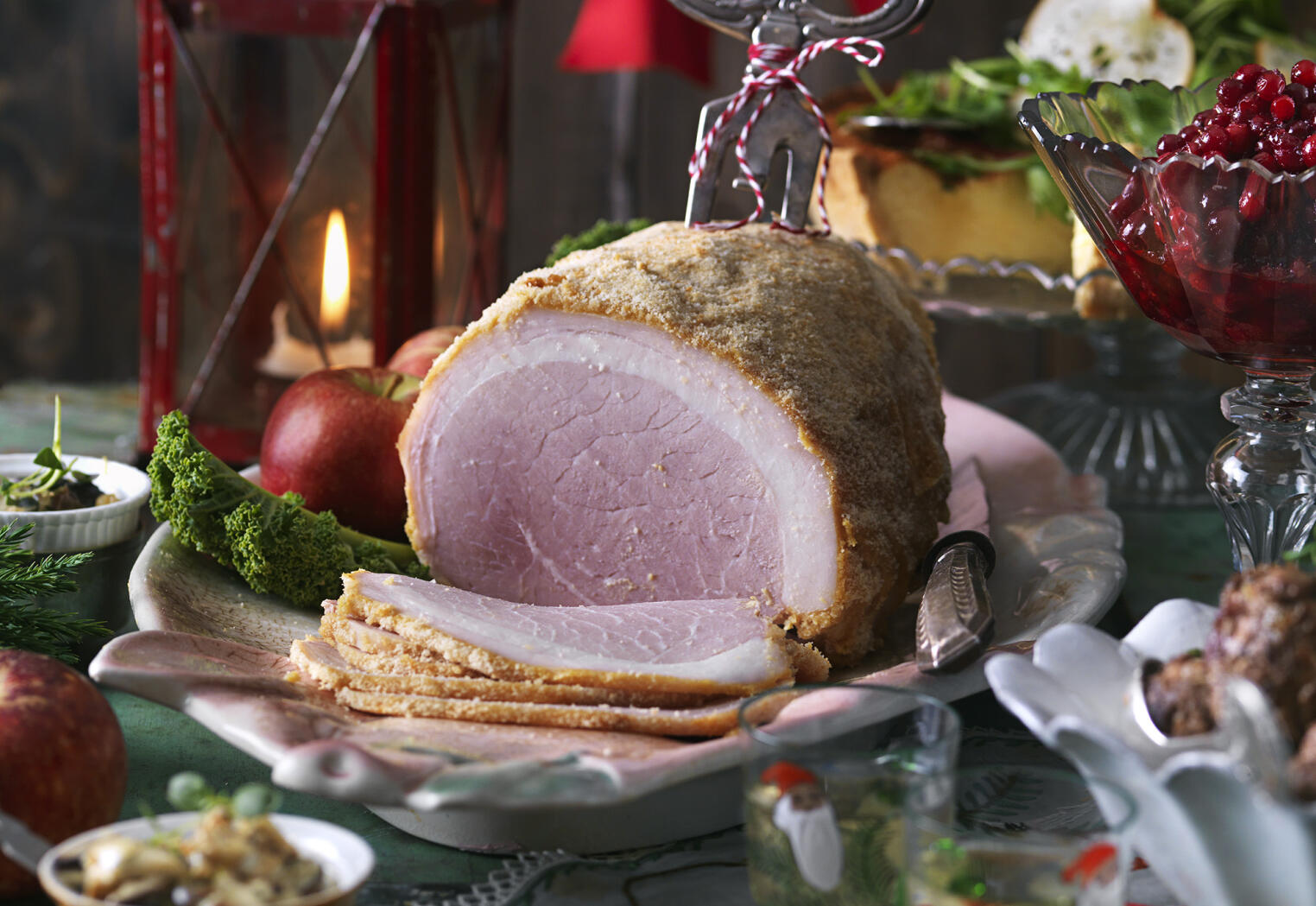 Griljerad skinka på klassiskt vis