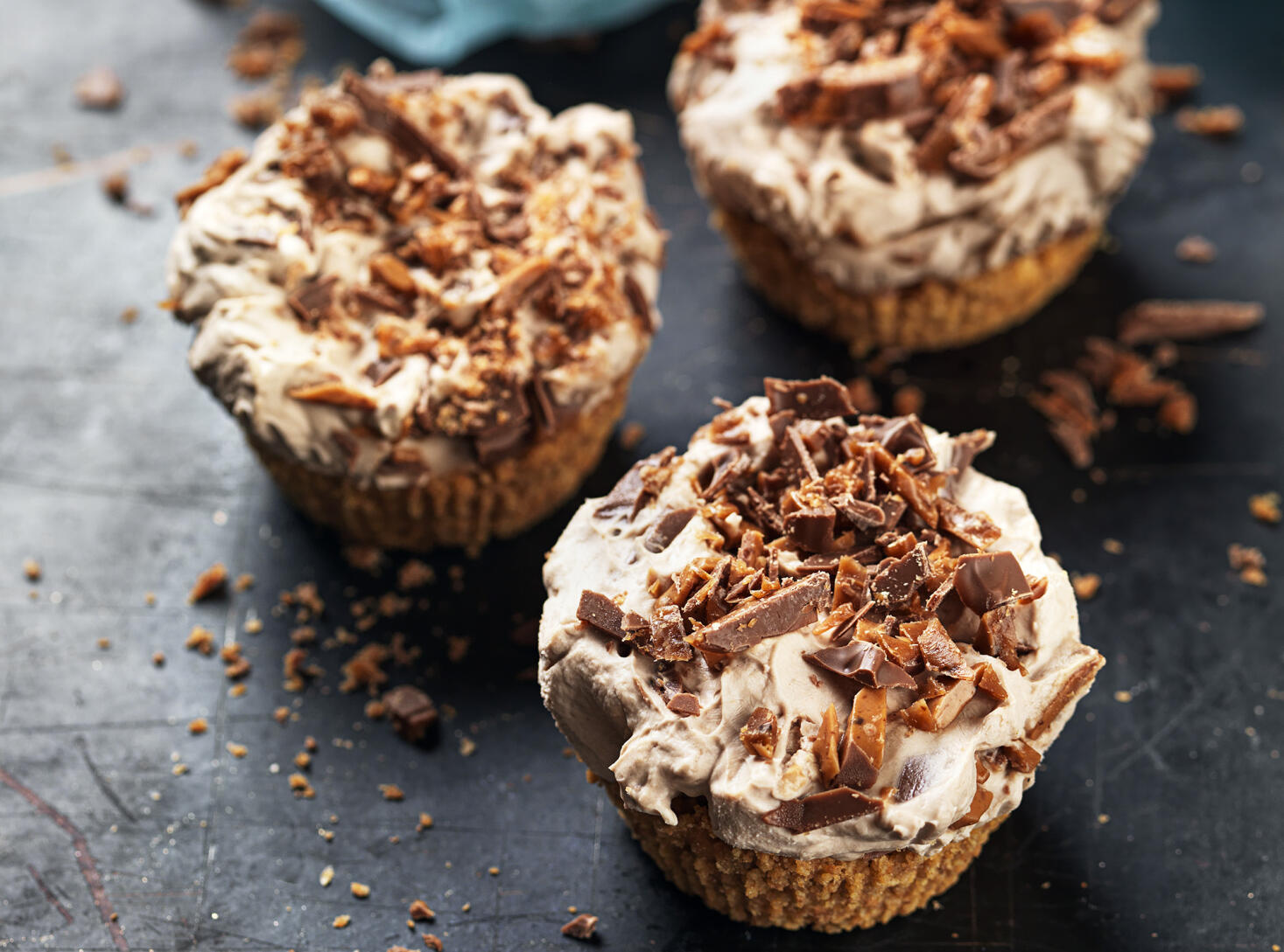 Frusen cheesecake med daim