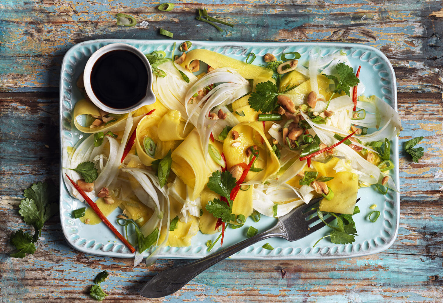 Mangosallad med fänkål