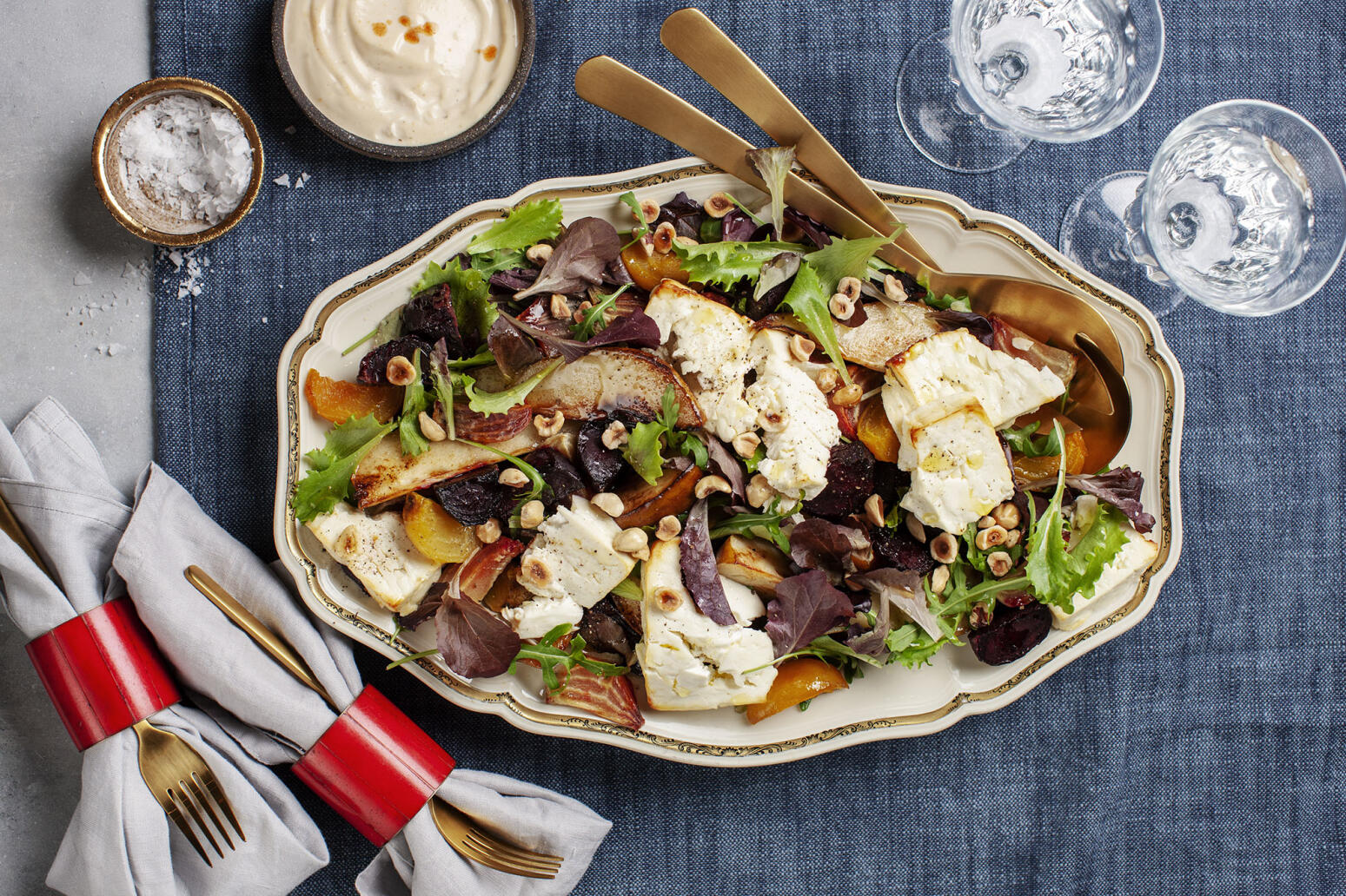 Varm betsallad med fetaost