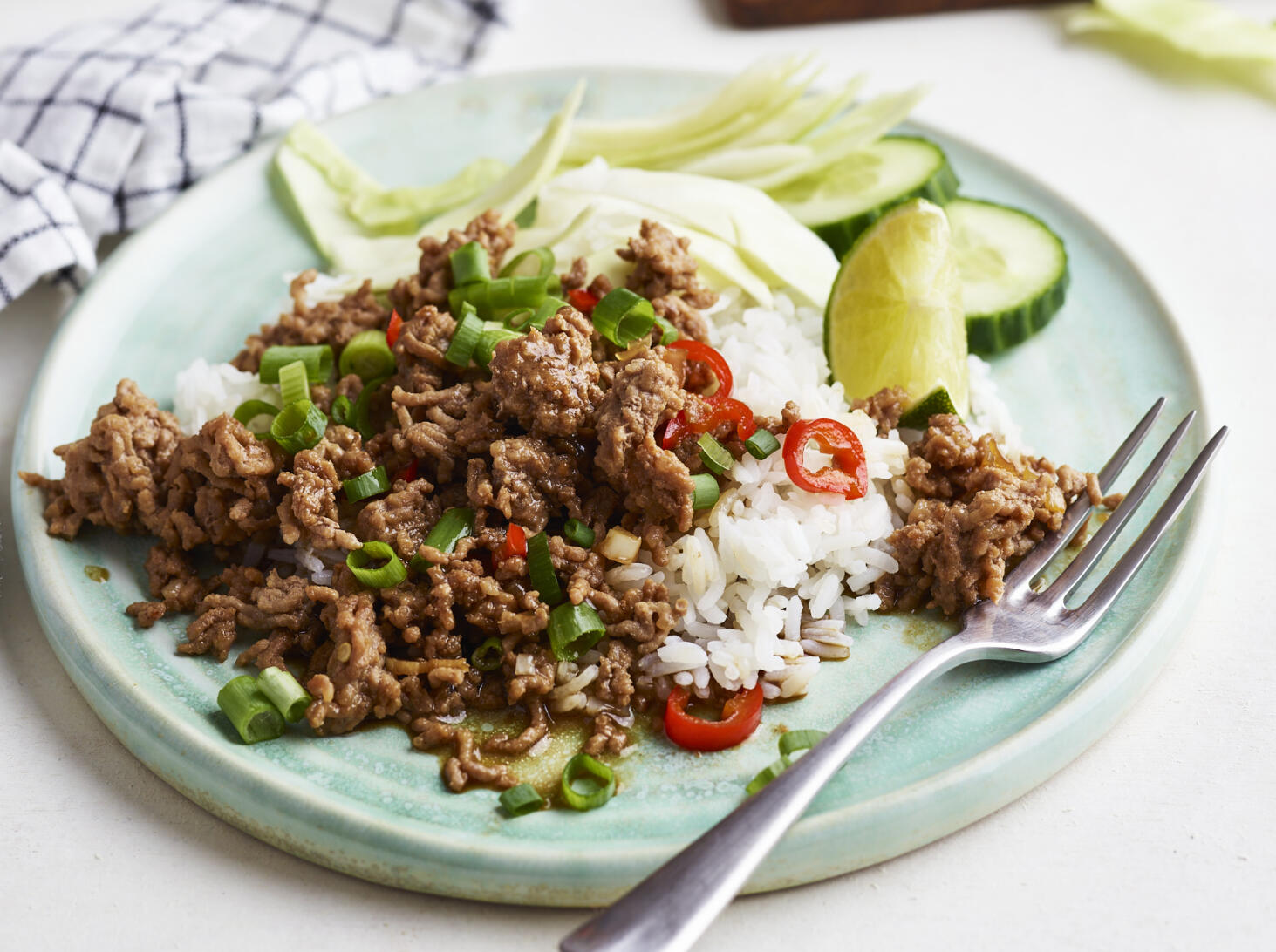 Asiatisk fläskfärs med ingefära