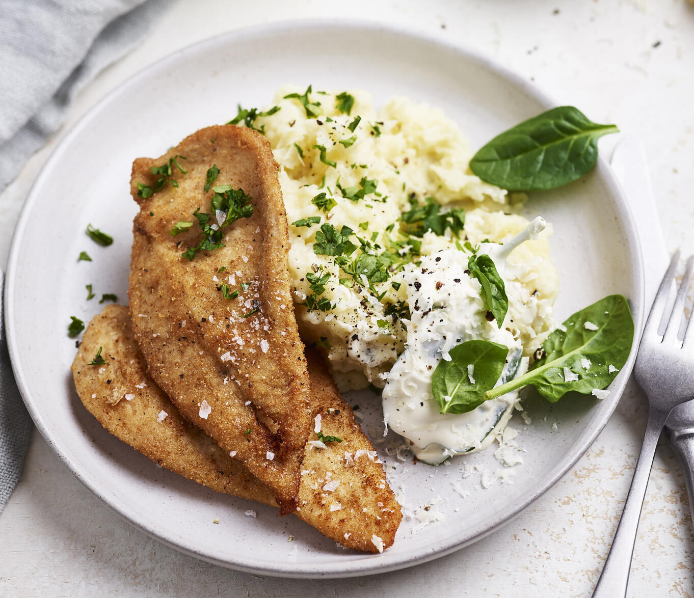 Palsternacksmos med kyckling