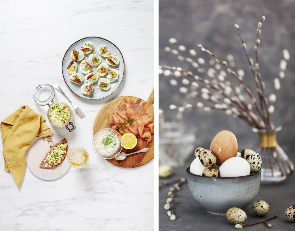 Lax, sill och ägghalvor hör påsken till. Här i uppdaterad version med majonnäs. Foto: Björn Tesch och Getty