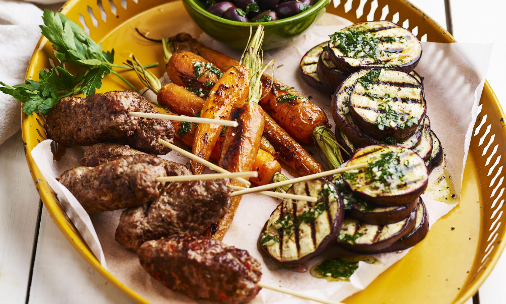 Lammfärsspett med tomatsalsa