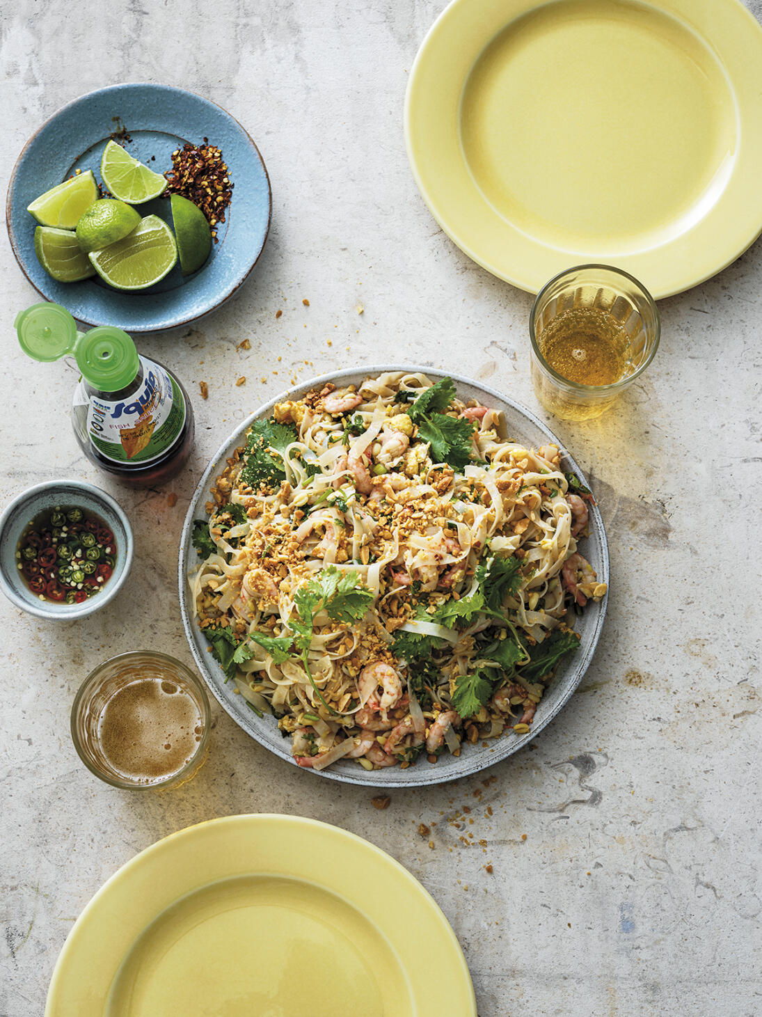 Pad Thai  med räkor