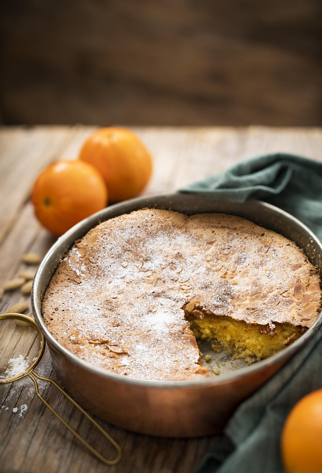 Apelsinkaka  med mandelmjöl