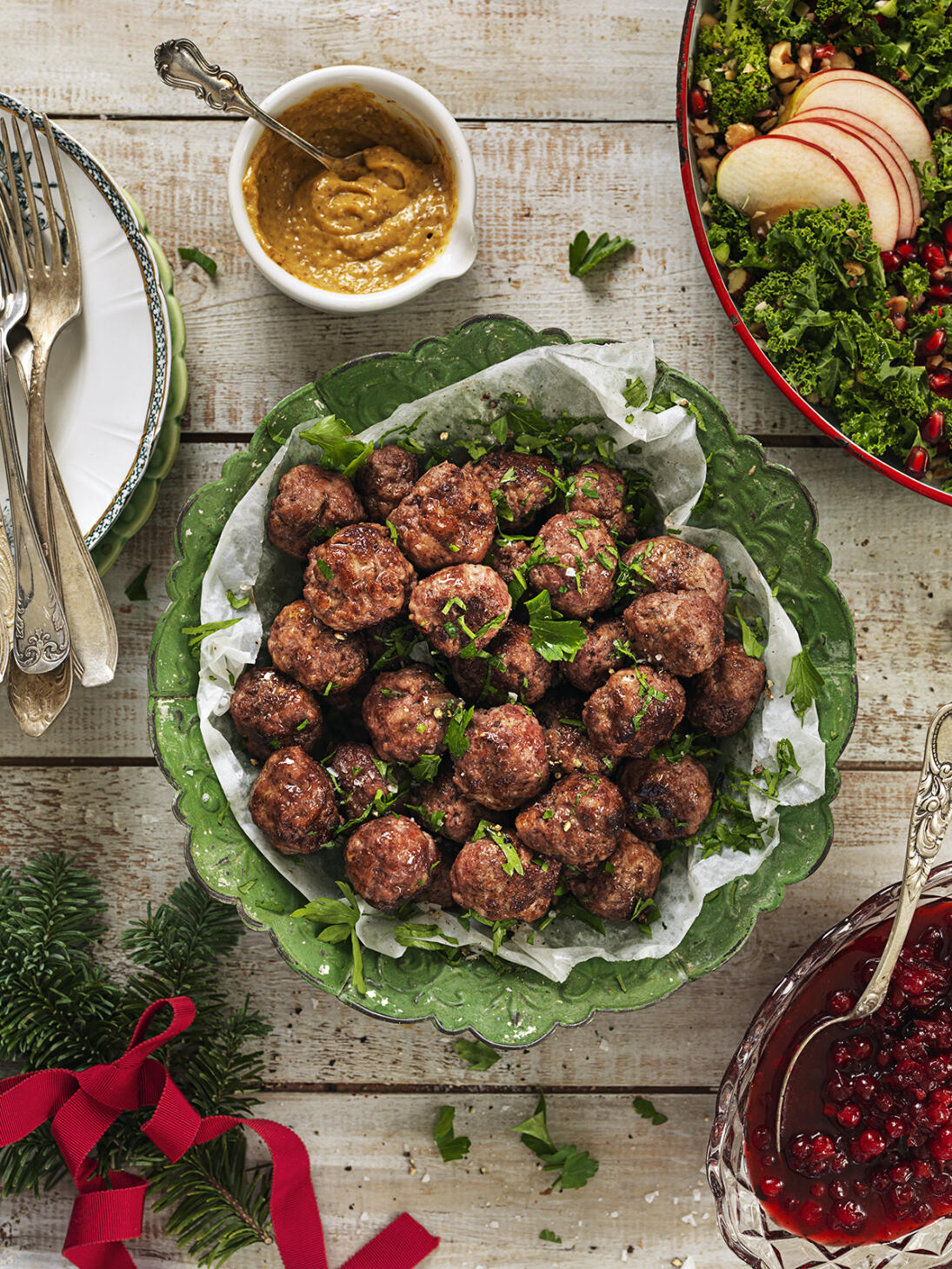 Julköttbullar med chilisås