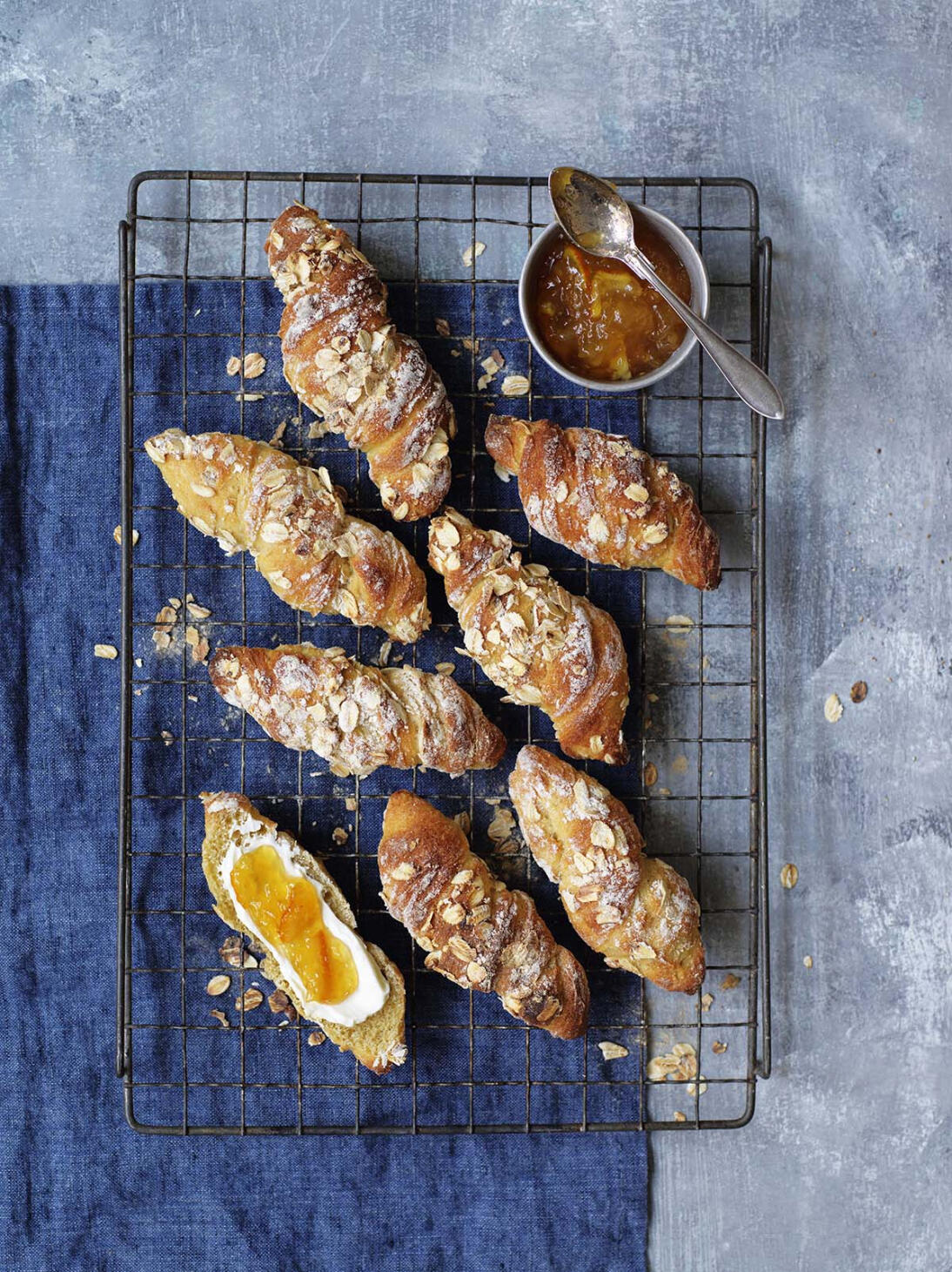 Havrefrallor med bönor