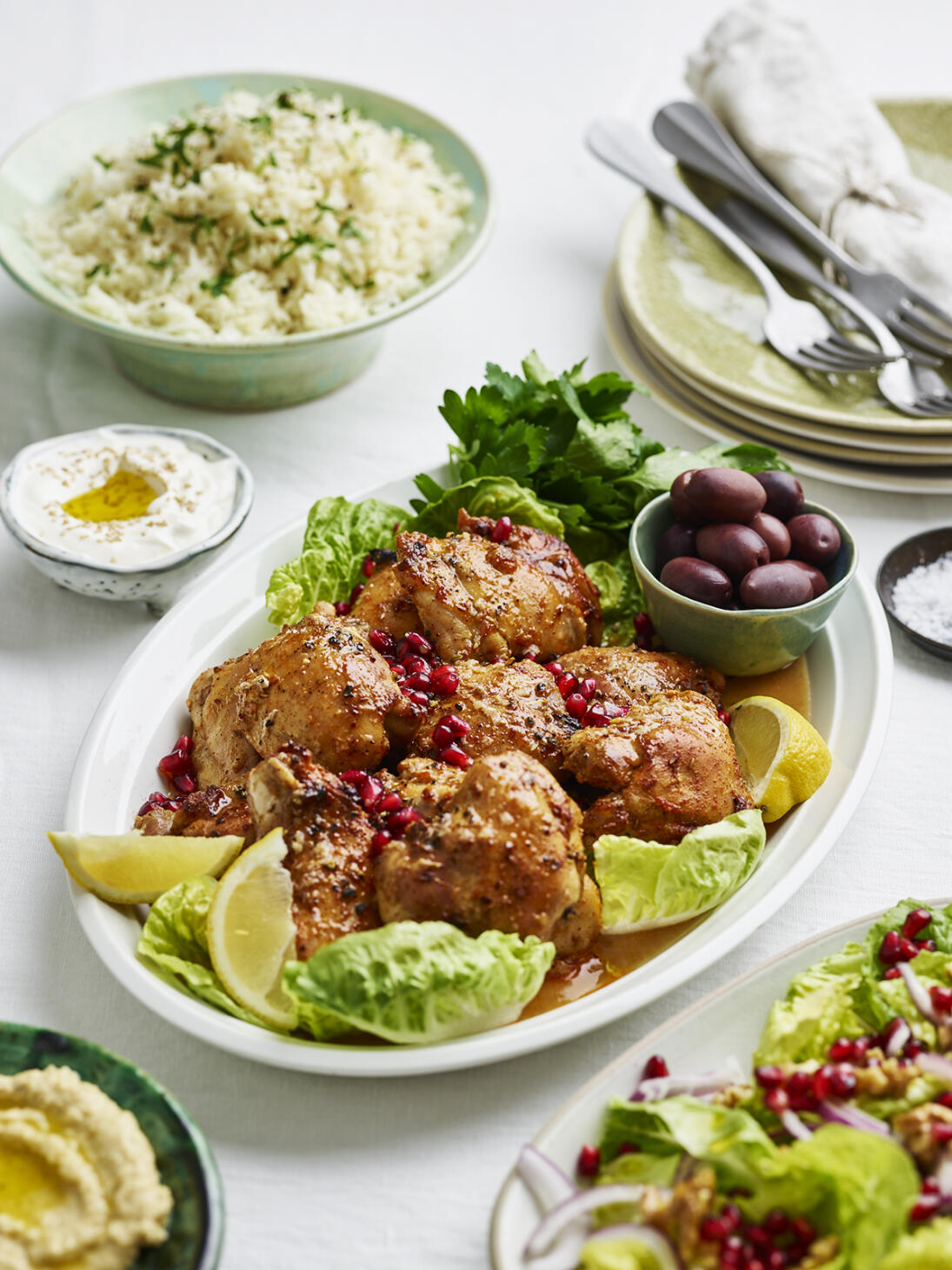 Shawarmakyckling med pilaffris