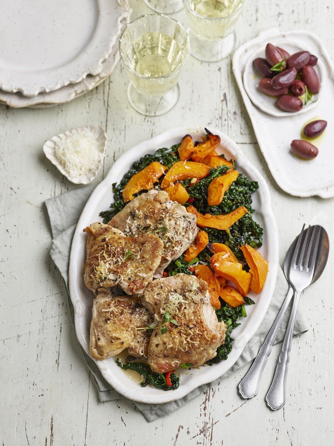 Kycklinglår med parmesan