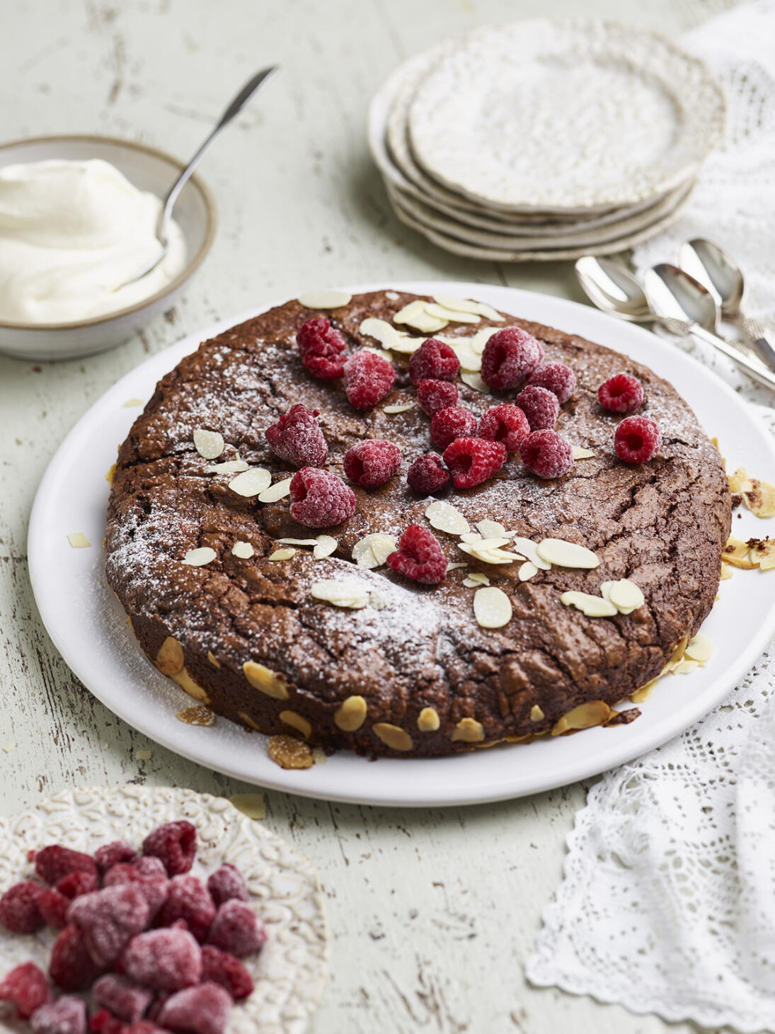 Chokladkaka med mandel