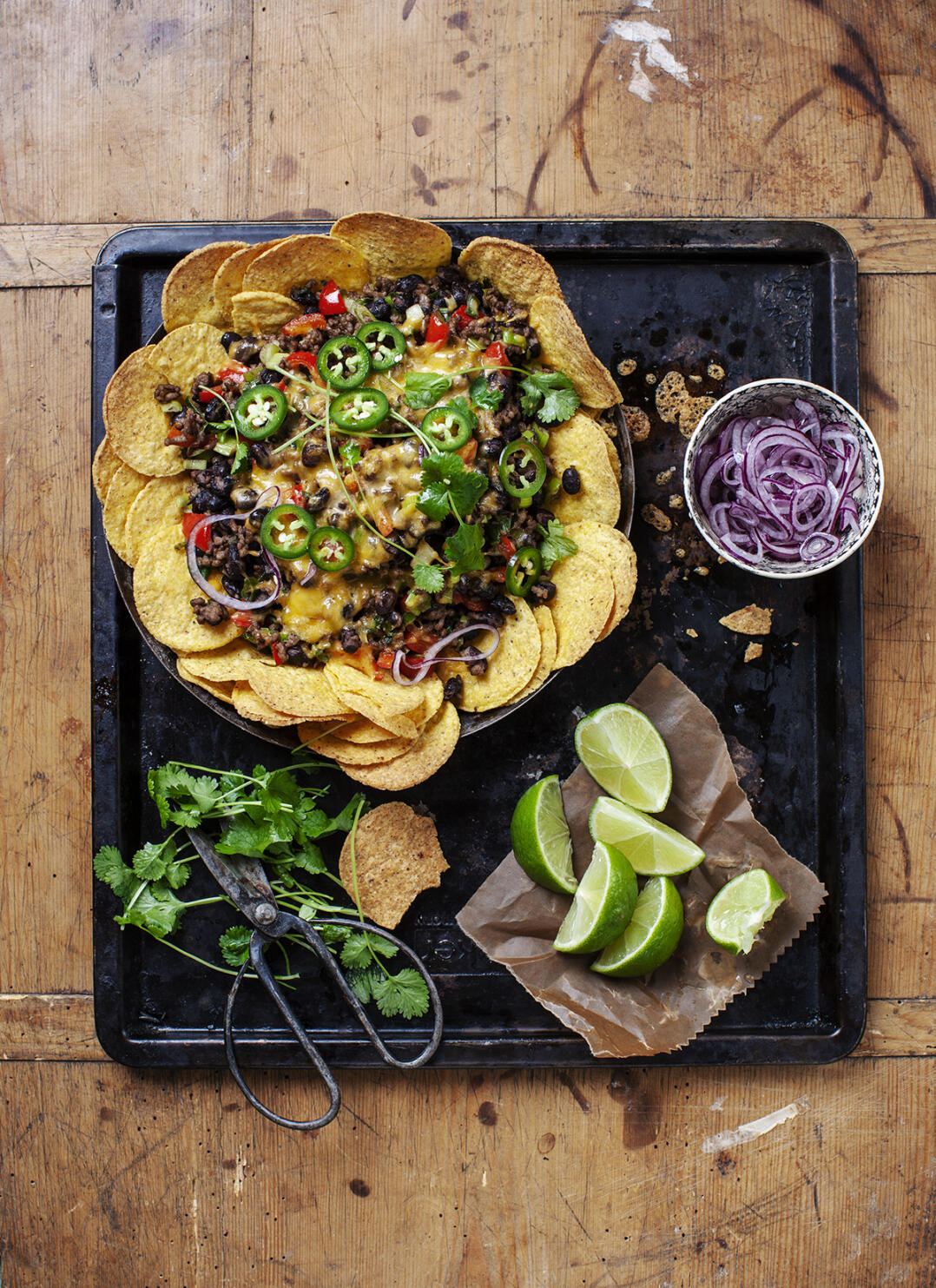 Frito pie med nötfärs