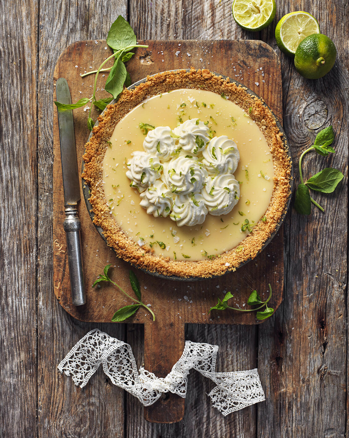 Atlantic beach pie Limepaj med grädde