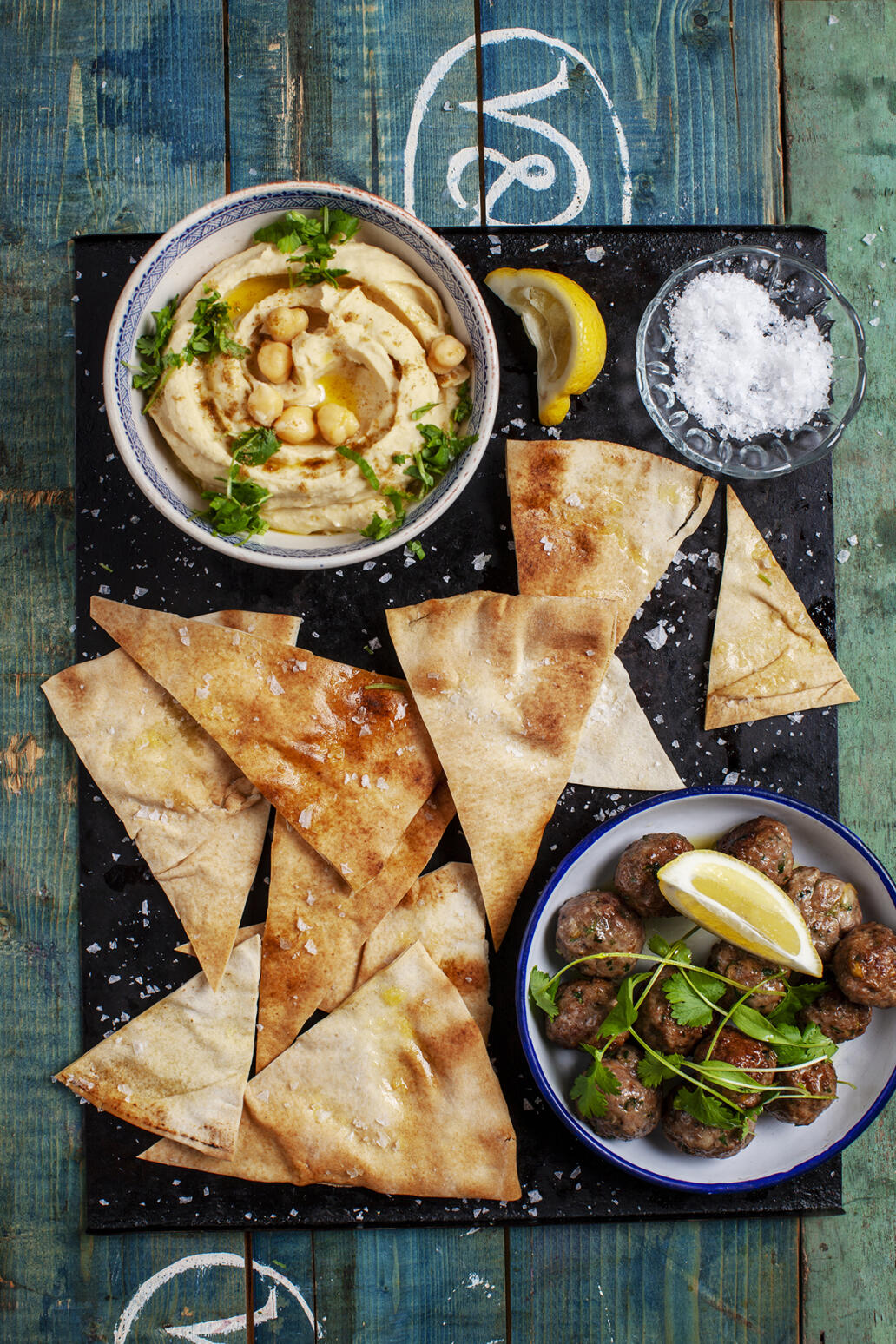 Lammköttbullar i libabröd