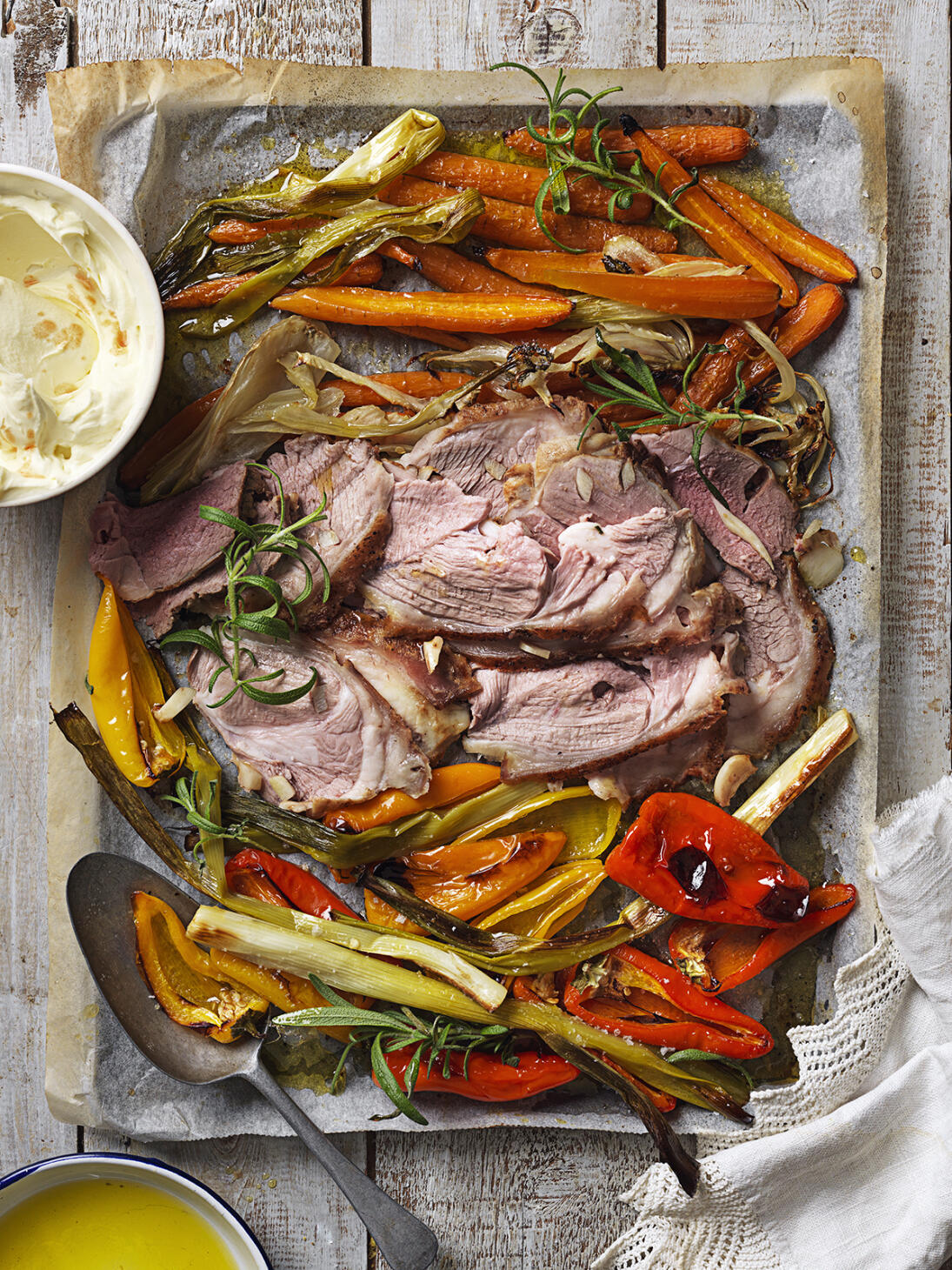 Rostade grönsaker med honung och citron