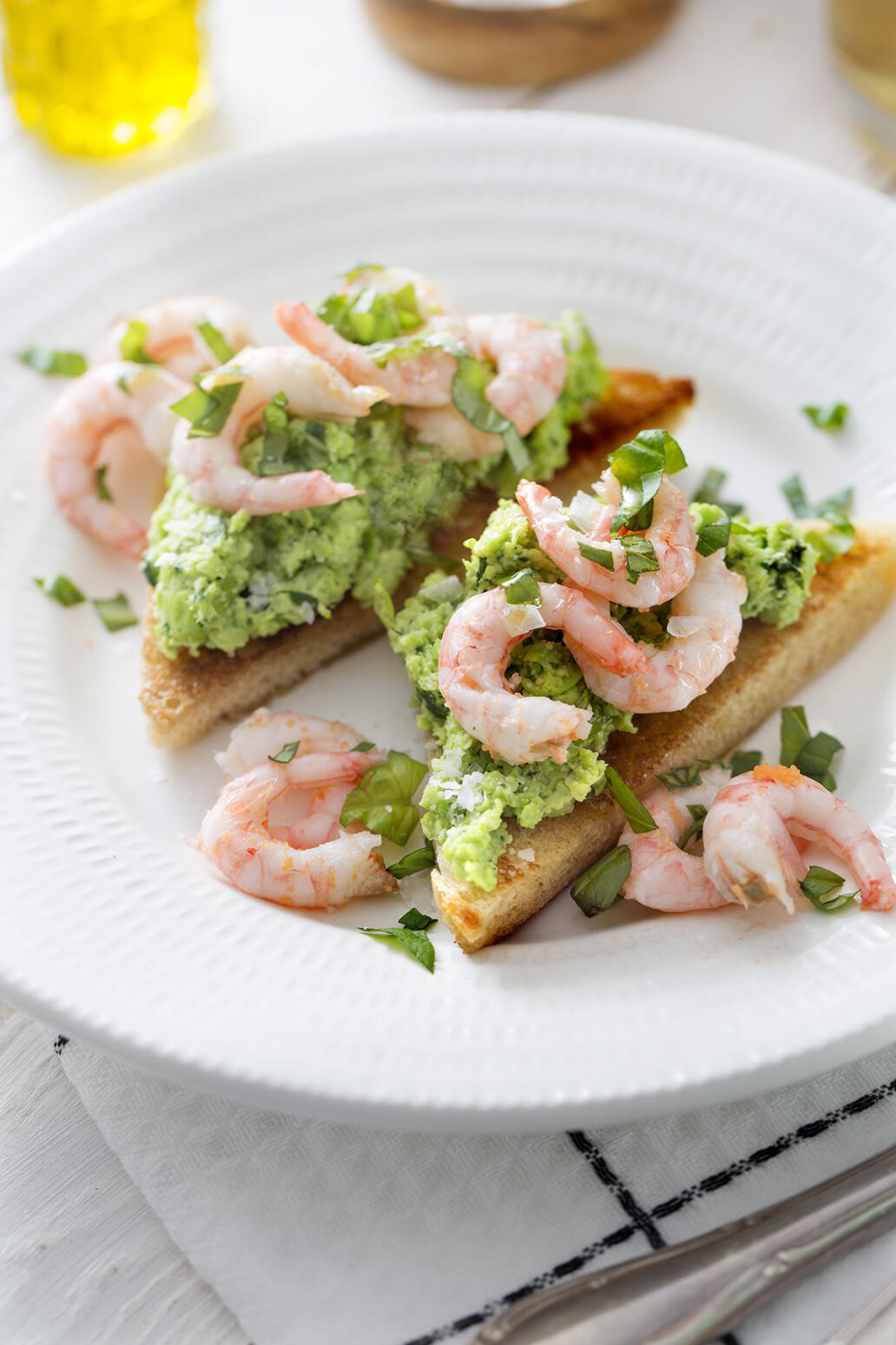 Räksnittar med sojabönsröra