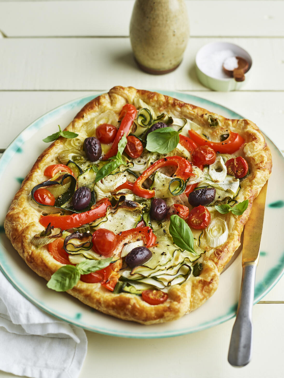 Medelhavspaj med grönsaker