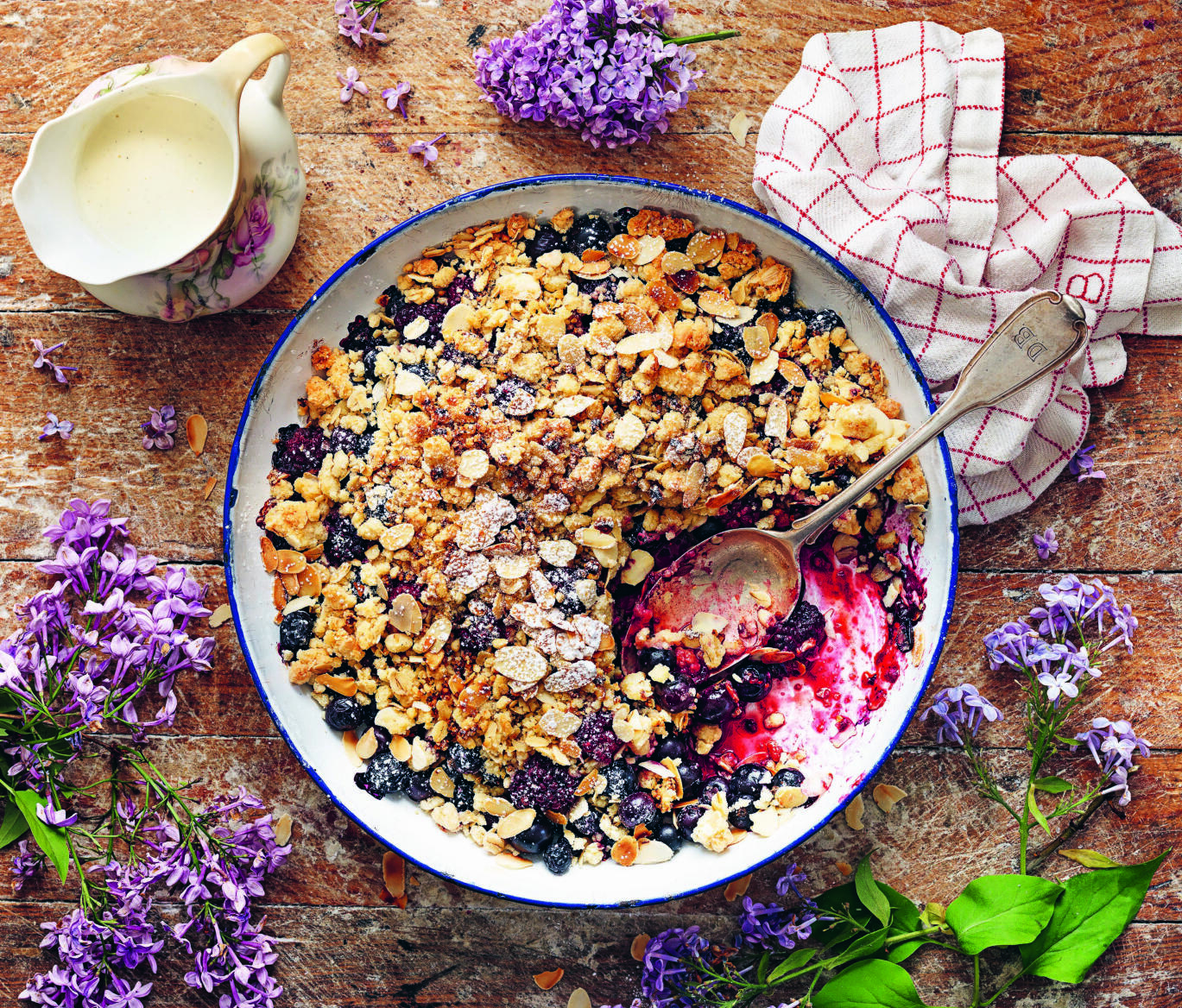 Trädgårdspaj med smultäcke