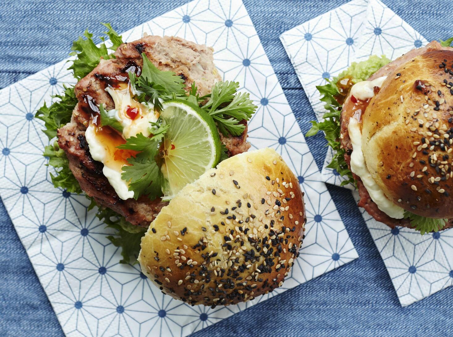 Tonfiskurgare med asiatisk smak