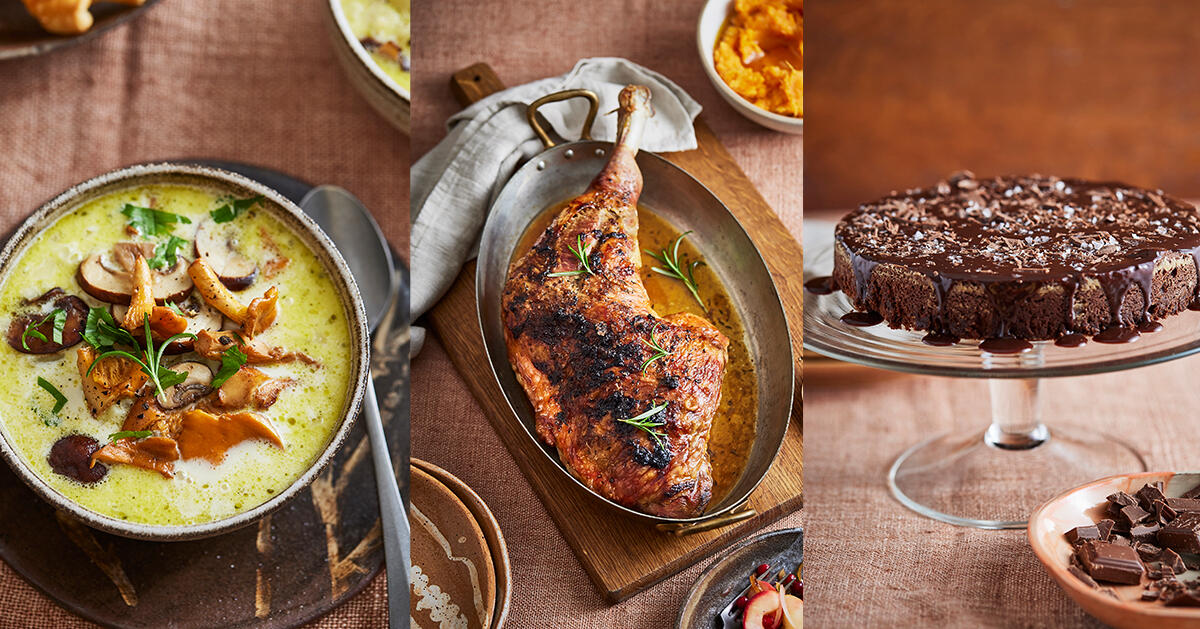 Härlig helgmeny – njut av en vällagad trerätters middag