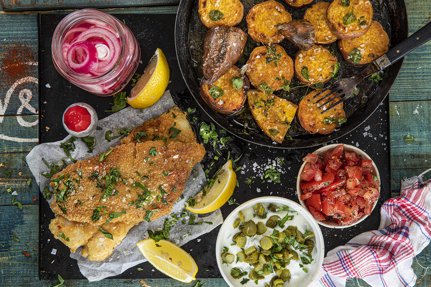 Fish ’n’ chips  på nytt vis