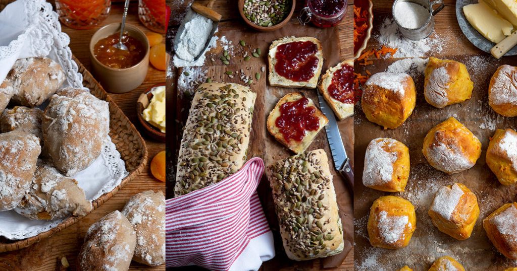 Finns det något härligare än att duka upp med hembakat bröd och frallor till helgens långfrukost?