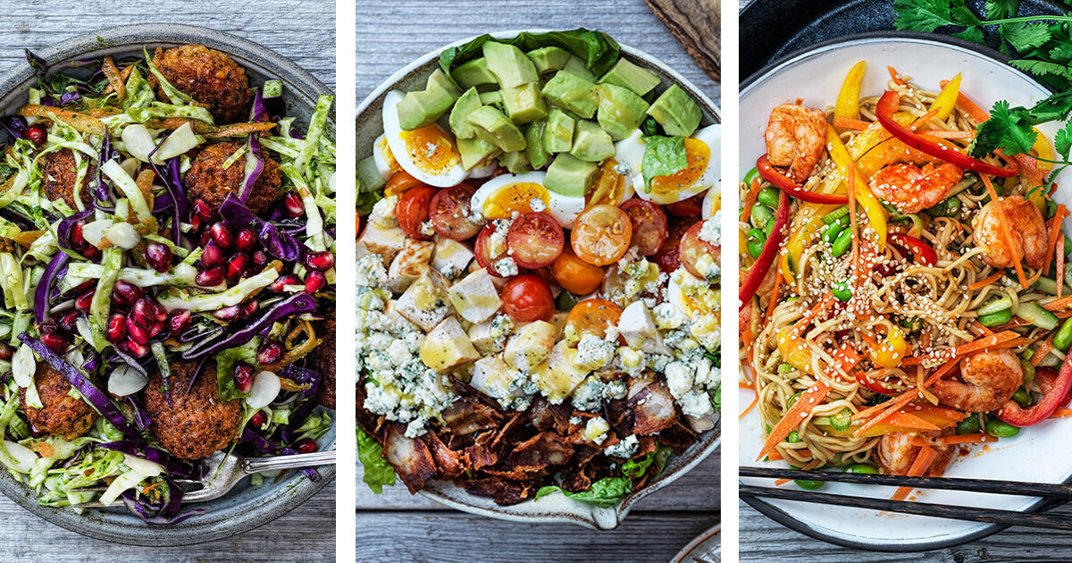 Matigt, gott & krispigt: 3 sallader som mättar!